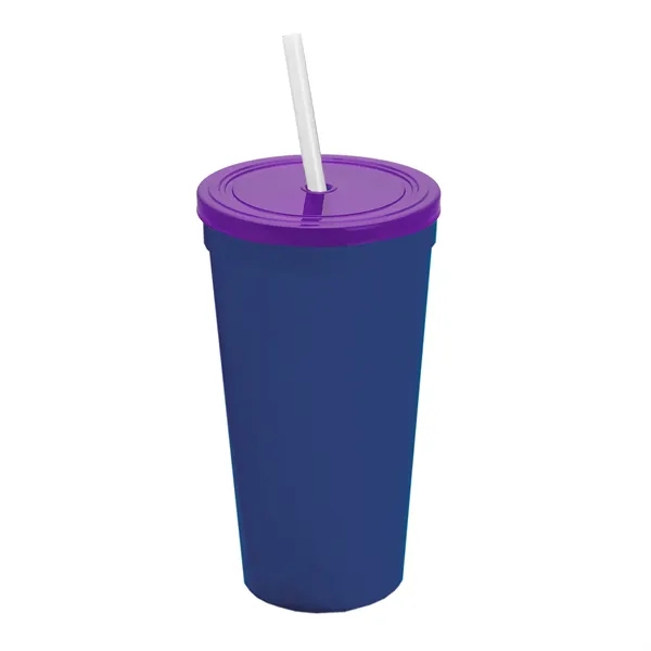 24 Oz. Stadium Cup With Straw And Lid... from ASI 40480 Koozie Group