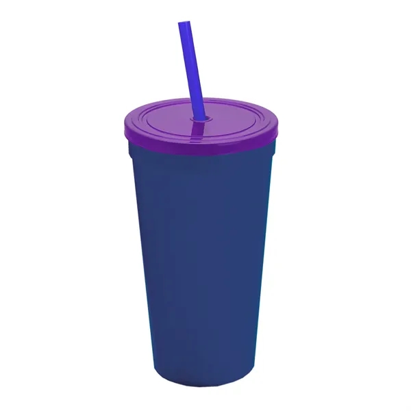 24 Oz. Stadium Cup With Straw And Lid... from ASI 40480 Koozie Group