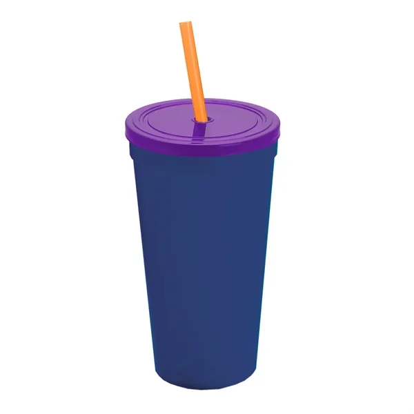 24 Oz. Stadium Cup With Straw And Lid... from ASI 40480 Koozie Group