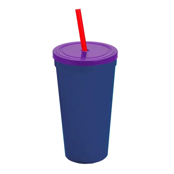 24 Oz. Stadium Cup With Straw And Lid... from ASI 40480 Koozie Group