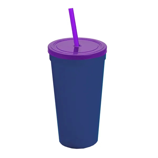 24 Oz. Stadium Cup With Straw And Lid... from ASI 40480 Koozie Group