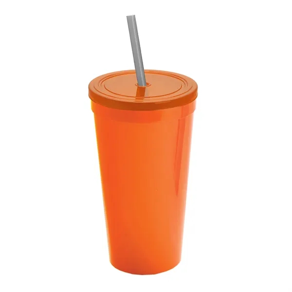 24 Oz. Stadium Cup With Straw And Lid... from ASI 40480 Koozie Group