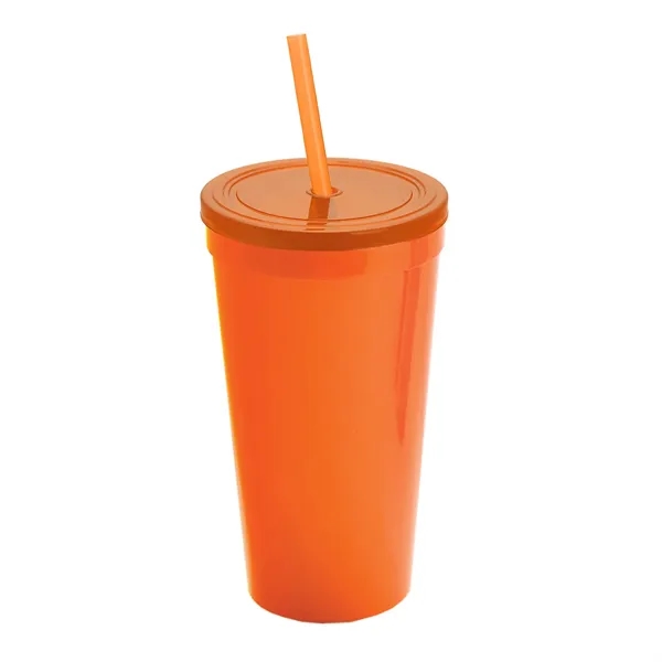 24 Oz. Stadium Cup With Straw And Lid... from ASI 40480 Koozie Group
