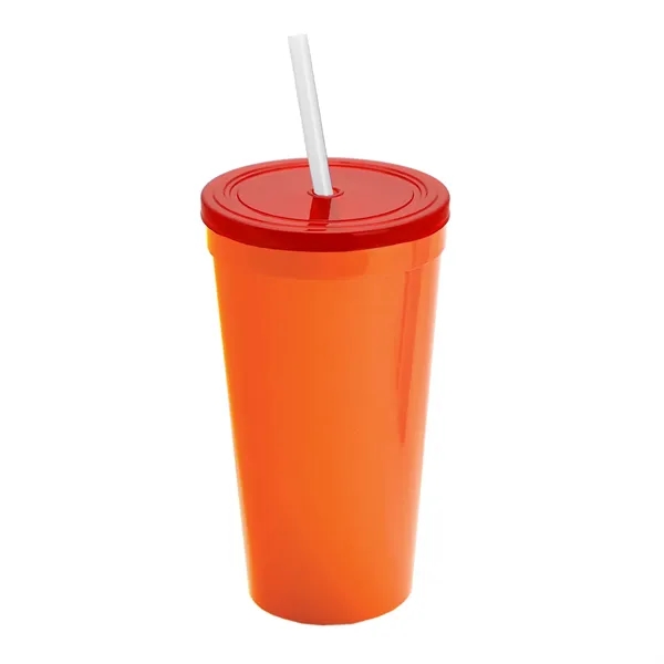 24 Oz. Stadium Cup With Straw And Lid... from ASI 40480 Koozie Group