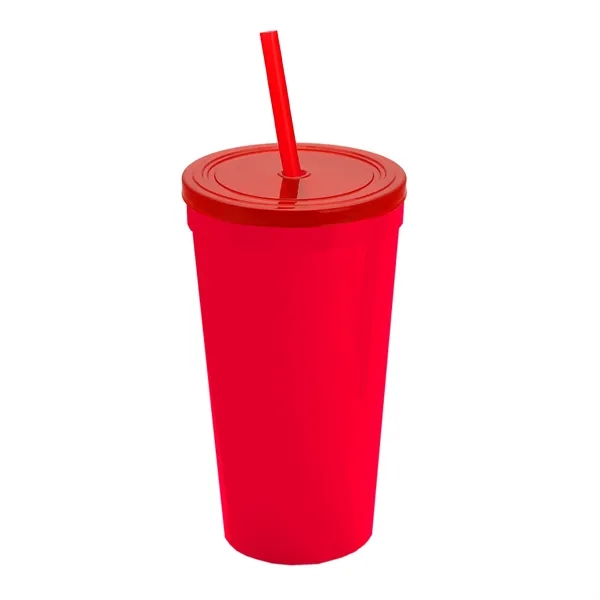 24 Oz. Stadium Cup With Straw And Lid... from ASI 40480 Koozie Group