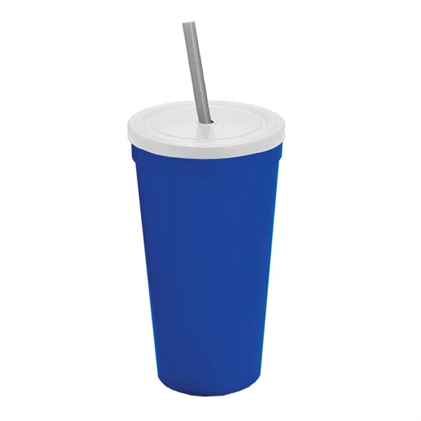 24 Oz. Stadium Cup With Straw And Lid... from ASI 40480 Koozie Group