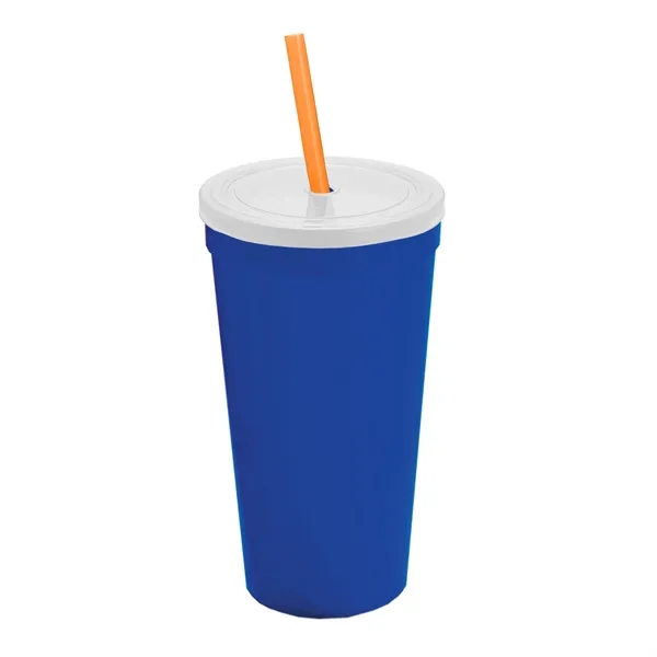 24 Oz. Stadium Cup With Straw And Lid... from ASI 40480 Koozie Group