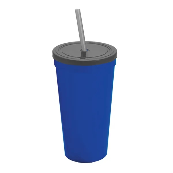 24 Oz. Stadium Cup With Straw And Lid... from ASI 40480 Koozie Group