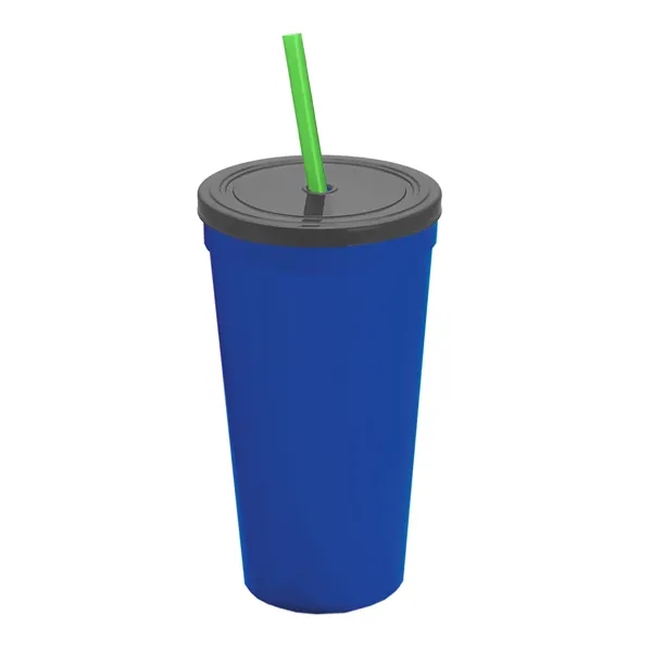 24 Oz. Stadium Cup With Straw And Lid... from ASI 40480 Koozie Group