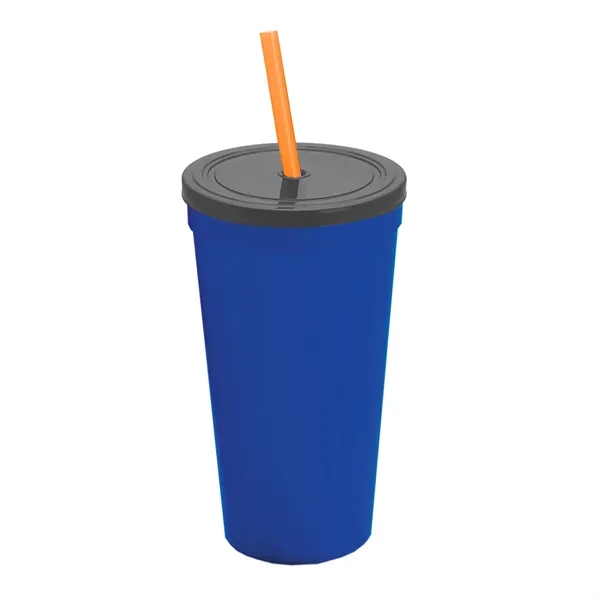 24 Oz. Stadium Cup With Straw And Lid... from ASI 40480 Koozie Group