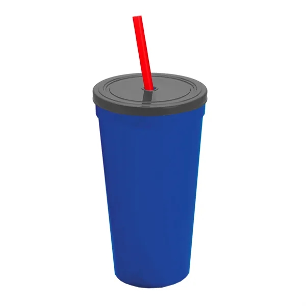 24 Oz. Stadium Cup With Straw And Lid... from ASI 40480 Koozie Group