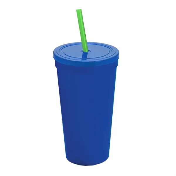 24 Oz. Stadium Cup With Straw And Lid... from ASI 40480 Koozie Group