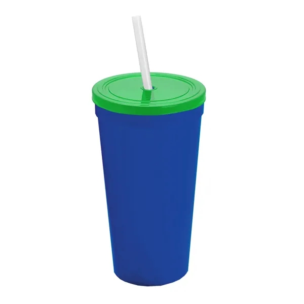 24 Oz. Stadium Cup With Straw And Lid... from ASI 40480 Koozie Group
