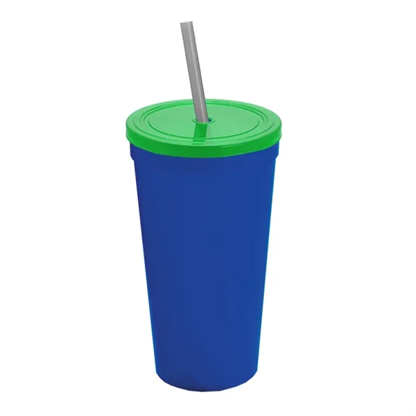 24 Oz. Stadium Cup With Straw And Lid... from ASI 40480 Koozie Group