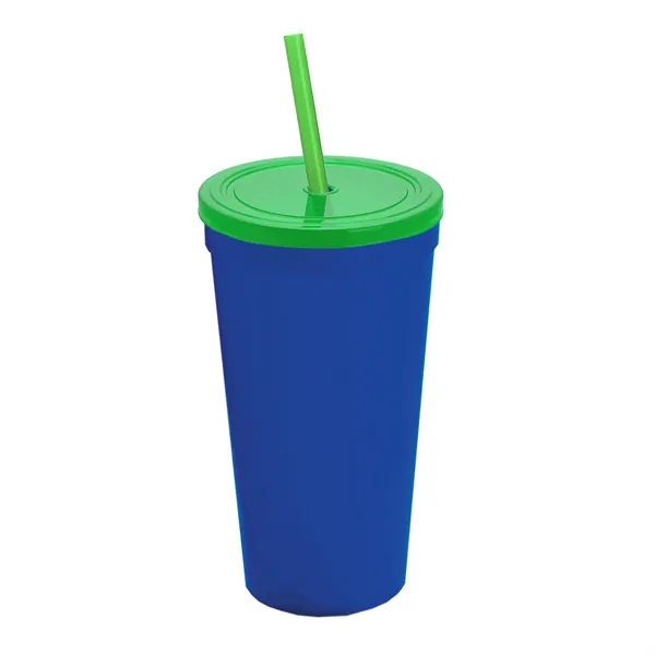 24 Oz. Stadium Cup With Straw And Lid... from ASI 40480 Koozie Group