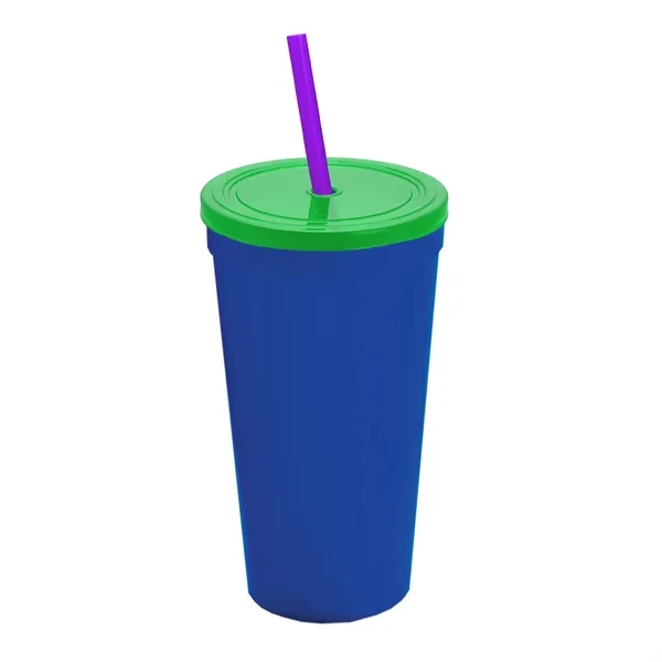24 Oz. Stadium Cup With Straw And Lid... from ASI 40480 Koozie Group