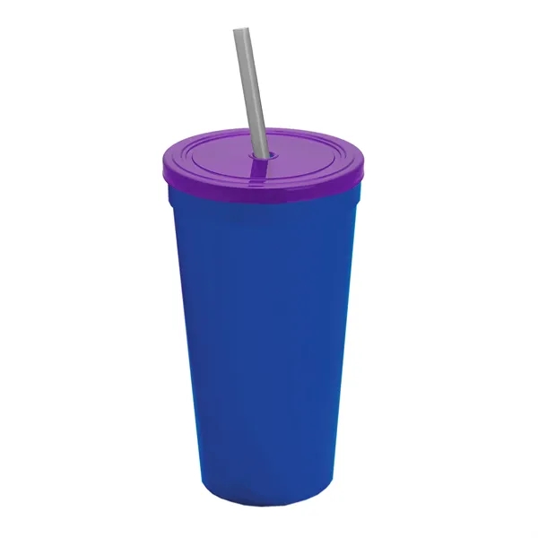 24 Oz. Stadium Cup With Straw And Lid... from ASI 40480 Koozie Group