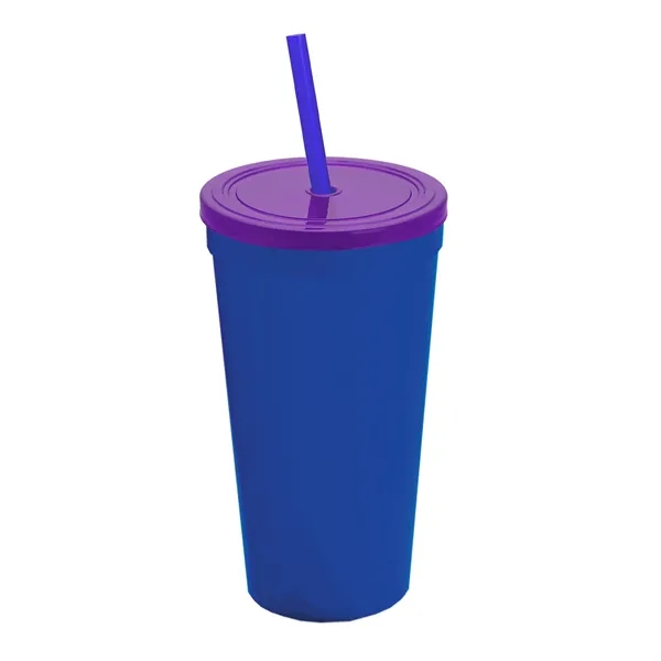 24 Oz. Stadium Cup With Straw And Lid... from ASI 40480 Koozie Group