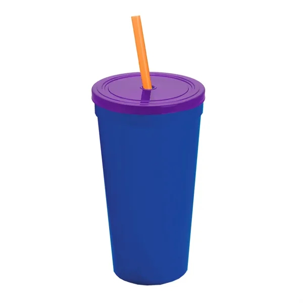 24 Oz. Stadium Cup With Straw And Lid... from ASI 40480 Koozie Group