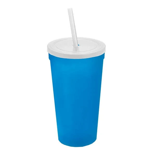 24 Oz. Stadium Cup With Straw And Lid... from ASI 40480 Koozie Group