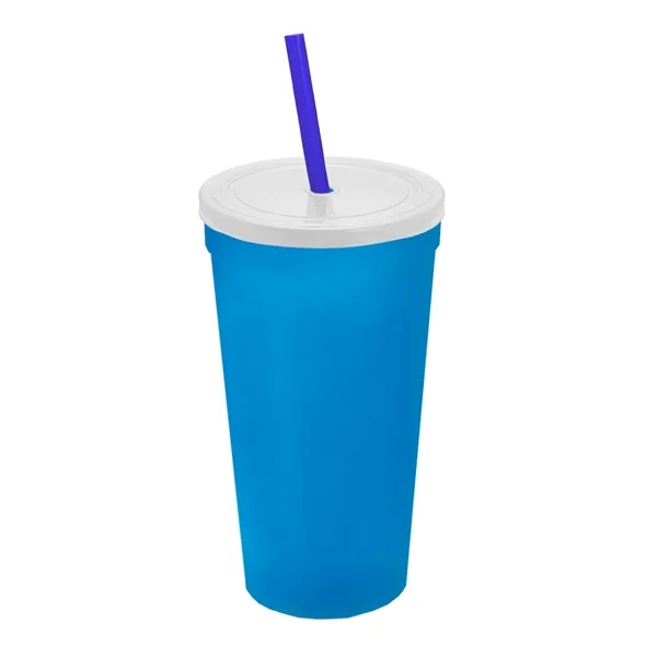24 Oz. Stadium Cup With Straw And Lid... from ASI 40480 Koozie Group