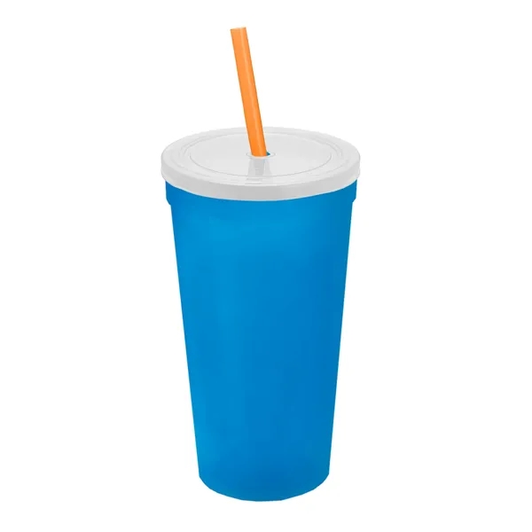 24 Oz. Stadium Cup With Straw And Lid... from ASI 40480 Koozie Group