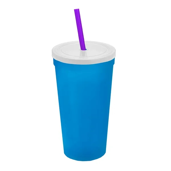 24 Oz. Stadium Cup With Straw And Lid... from ASI 40480 Koozie Group