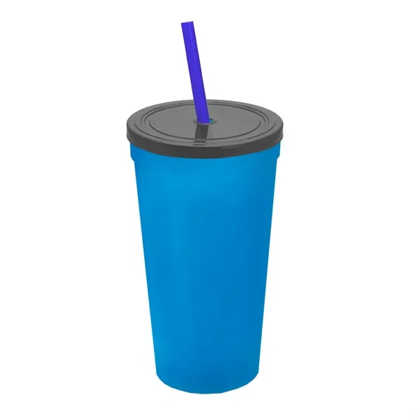 24 Oz. Stadium Cup With Straw And Lid... from ASI 40480 Koozie Group