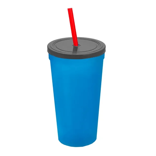 24 Oz. Stadium Cup With Straw And Lid... from ASI 40480 Koozie Group