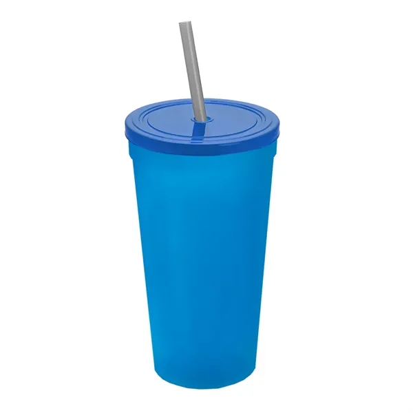 24 Oz. Stadium Cup With Straw And Lid... from ASI 40480 Koozie Group