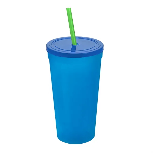 24 Oz. Stadium Cup With Straw And Lid... from ASI 40480 Koozie Group