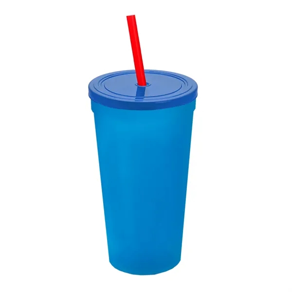 24 Oz. Stadium Cup With Straw And Lid... from ASI 40480 Koozie Group