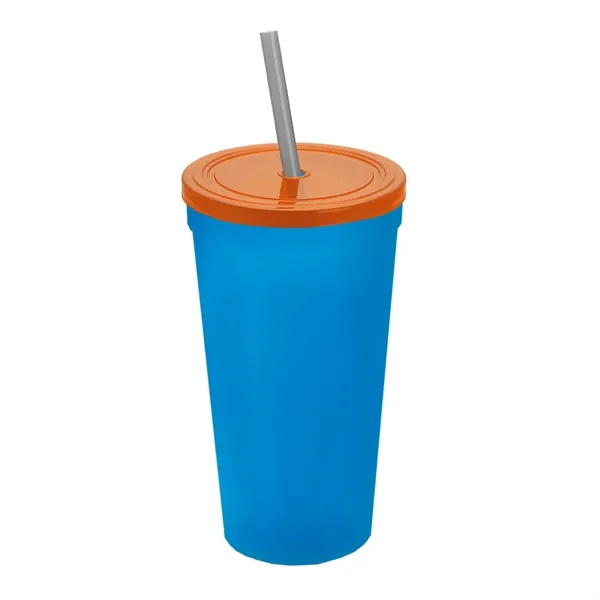 24 Oz. Stadium Cup With Straw And Lid... from ASI 40480 Koozie Group