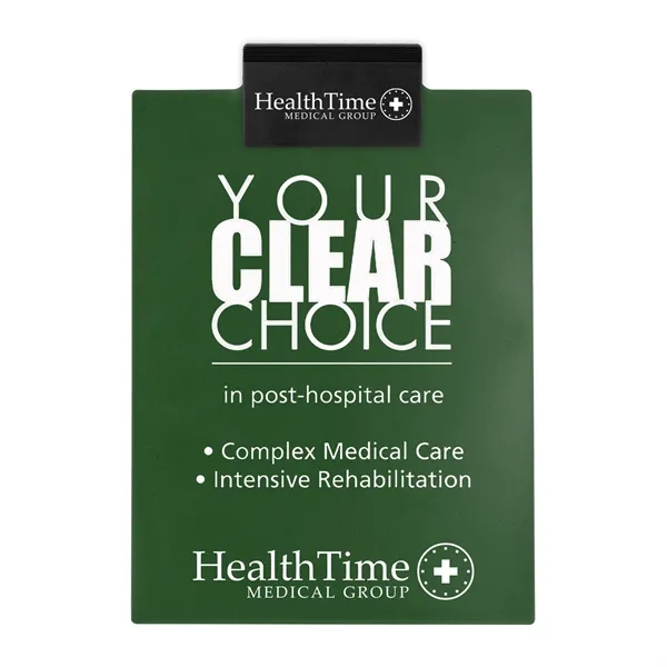 Letter clipboard holds an 8 1/2" x 11" writing pad with... from ASI 40480 Koozie Group