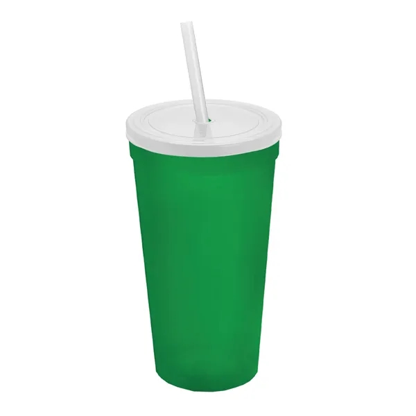 24 Oz. Stadium Cup With Straw And Lid... from ASI 40480 Koozie Group