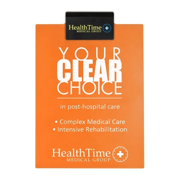 Letter clipboard holds an 8 1/2" x 11" writing pad with... from ASI 40480 Koozie Group