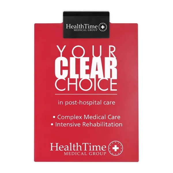 Letter clipboard holds an 8 1/2" x 11" writing pad with... from ASI 40480 Koozie Group