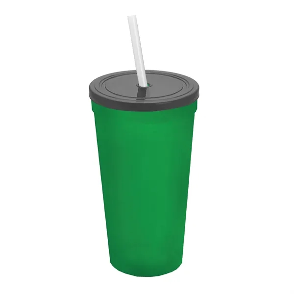 24 Oz. Stadium Cup With Straw And Lid... from ASI 40480 Koozie Group