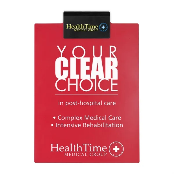 Letter clipboard holds an 8 1/2" x 11" writing pad with... from ASI 40480 Koozie Group