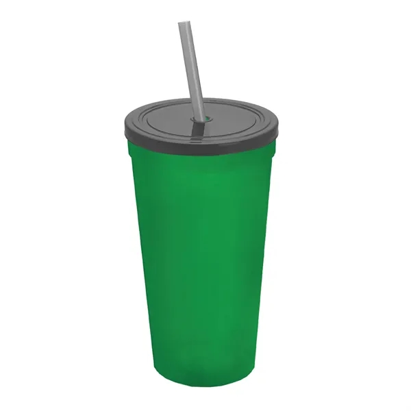 24 Oz. Stadium Cup With Straw And Lid... from ASI 40480 Koozie Group