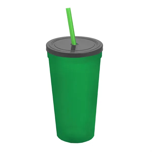 24 Oz. Stadium Cup With Straw And Lid... from ASI 40480 Koozie Group