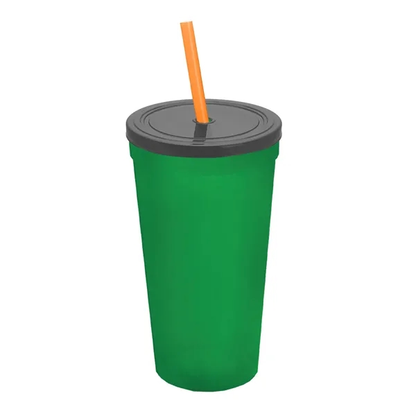 24 Oz. Stadium Cup With Straw And Lid... from ASI 40480 Koozie Group