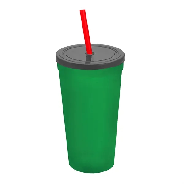 24 Oz. Stadium Cup With Straw And Lid... from ASI 40480 Koozie Group