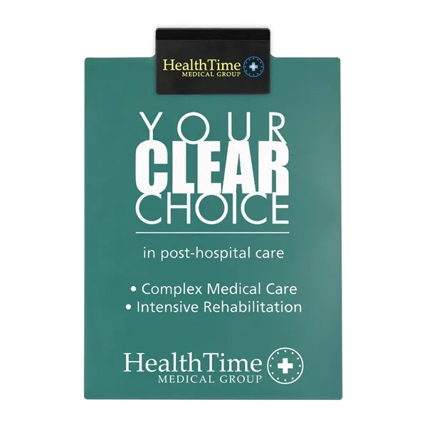 Letter clipboard holds an 8 1/2" x 11" writing pad with... from ASI 40480 Koozie Group