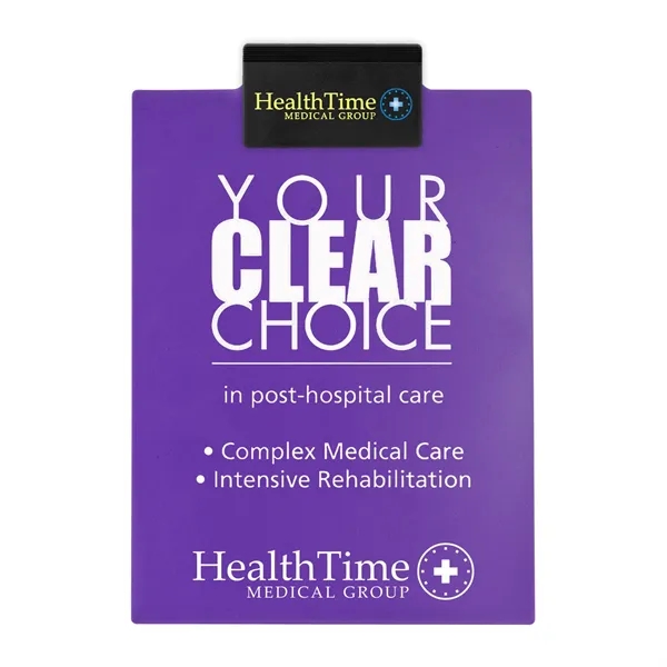 Letter clipboard holds an 8 1/2" x 11" writing pad with... from ASI 40480 Koozie Group