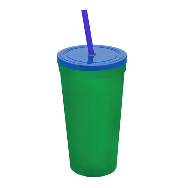 24 Oz. Stadium Cup With Straw And Lid... from ASI 40480 Koozie Group