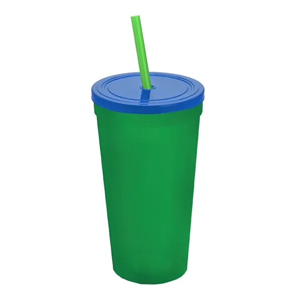 24 Oz. Stadium Cup With Straw And Lid... from ASI 40480 Koozie Group