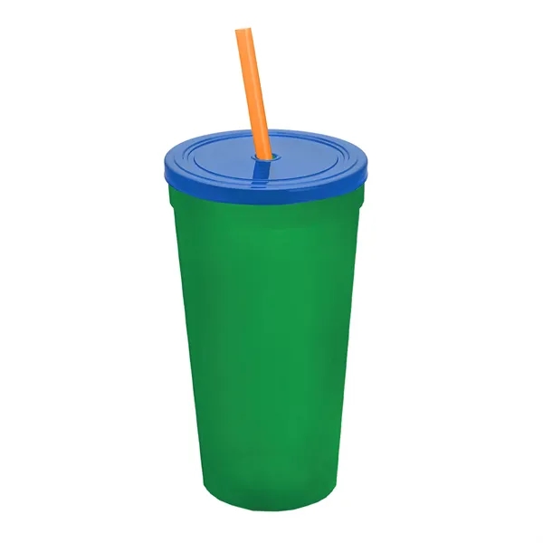 24 Oz. Stadium Cup With Straw And Lid... from ASI 40480 Koozie Group