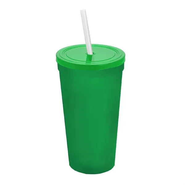 24 Oz. Stadium Cup With Straw And Lid... from ASI 40480 Koozie Group