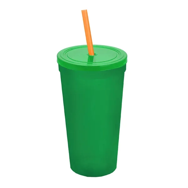 24 Oz. Stadium Cup With Straw And Lid... from ASI 40480 Koozie Group